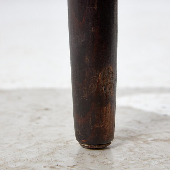 Image 1 of Poltrone vintage in faggio massello laccato e pelle per Gemla Möbler, Svezia 1980