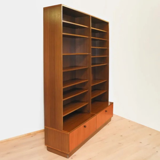 Image 1 of Double shelf, walnut, 1960s