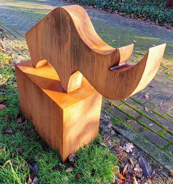 Image 1 of Rhino, Rhinoceros, corten steel