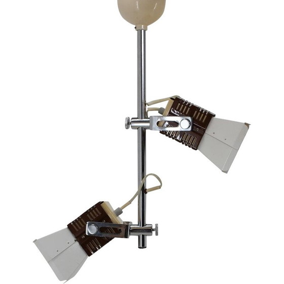 Image 1 of Lampadario vintage in metallo di Lidokov, Cecoslovacchia, 1960
