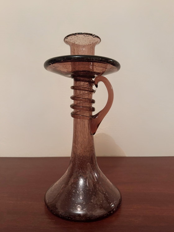 Image 1 of Bubble Glass Candleholder Biot