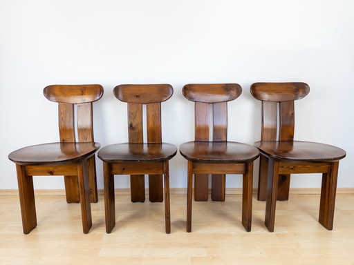 4x chaises de salle à manger vintage