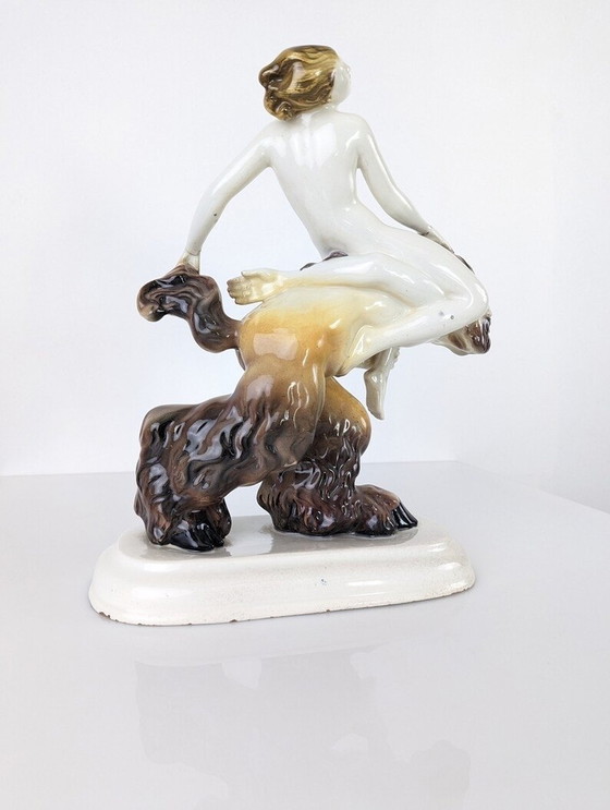 Image 1 of Spirit Of Spring Sculpture By Friedrich Heuler 1920S 