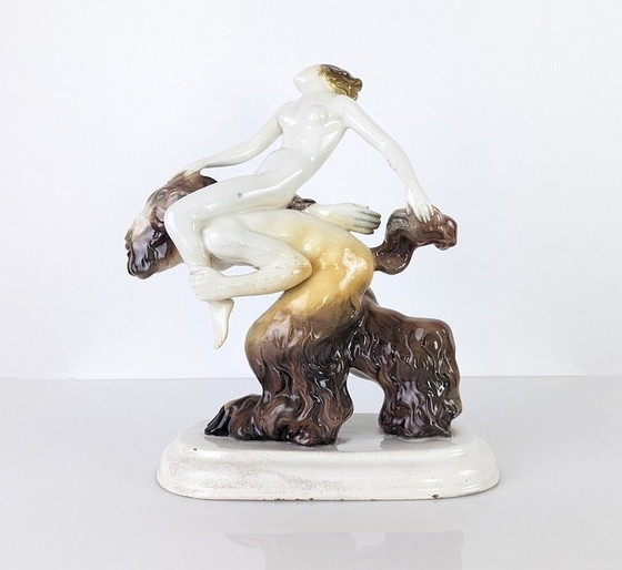 Image 1 of Spirit Of Spring Sculpture By Friedrich Heuler 1920S 