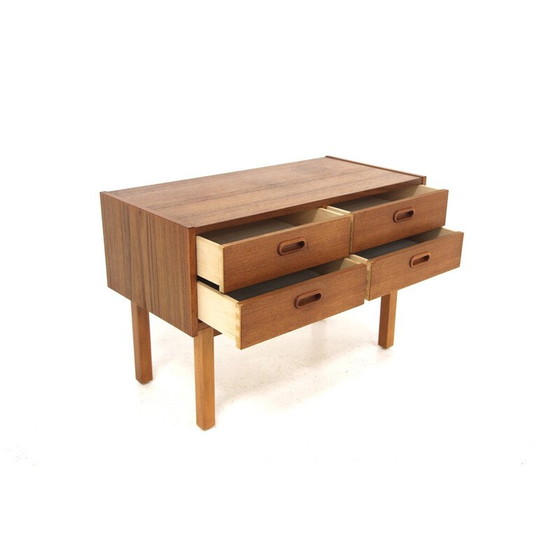 Image 1 of Vintage teak and beech chest of drawers, Sweden 1960