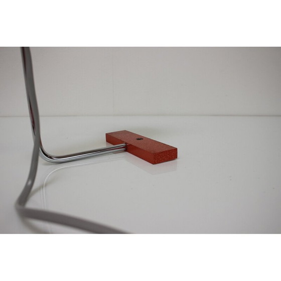Image 1 of Vintage metal and chrome table lamp for Napako, Czechoslovakia 1960