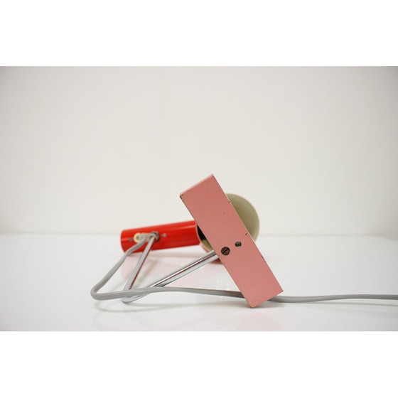 Image 1 of Vintage metal and chrome table lamp for Napako, Czechoslovakia 1960