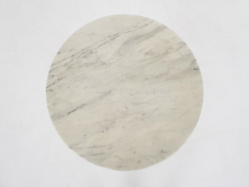 Marble Round Side Table By Eero Saarinen For Knoll International, U.S.A 1950'S