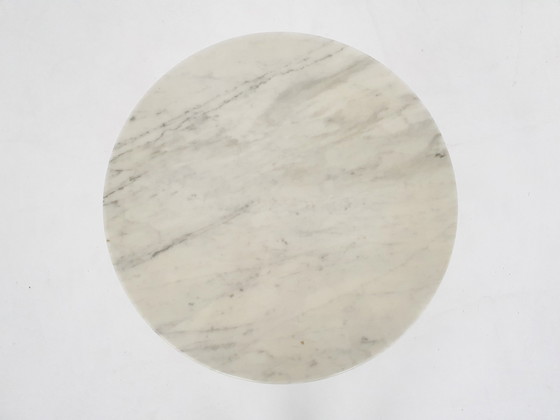 Image 1 of Marble Round Side Table By Eero Saarinen For Knoll International, U.S.A 1950'S