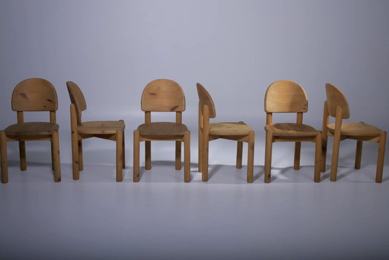 Image 1 of Rainer Daumiller Solid Pine Dining Chairs For Hirtshals