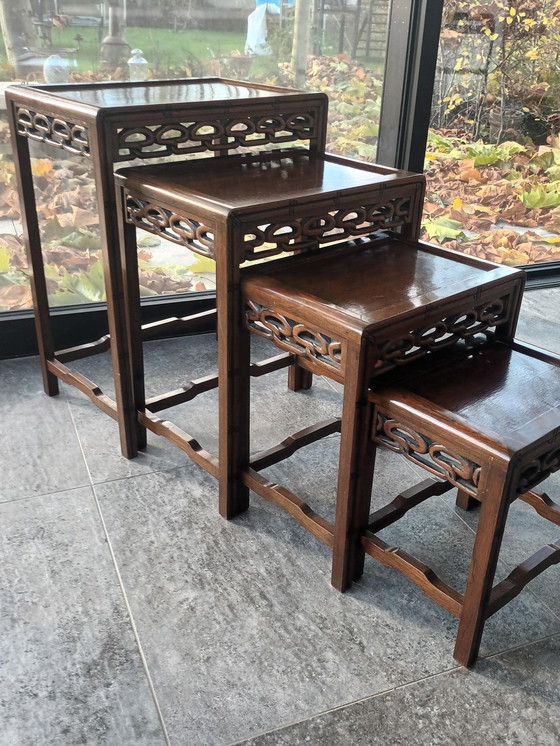 Image 1 of Nest Handmade Chinese Side Tables 1920'S