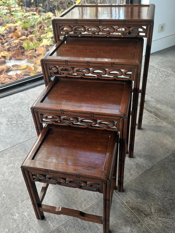 Image 1 of Nest Handmade Chinese Side Tables 1920'S