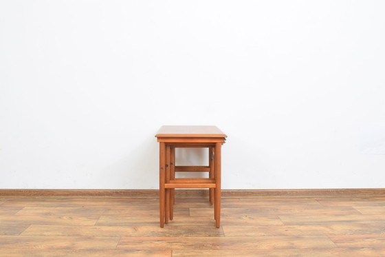 Image 1 of Mid-Century Danish Teak Nesting Tables, Set Of 3