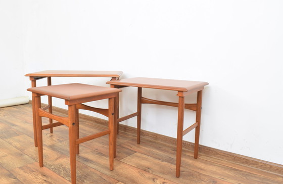 Image 1 of Mid-Century Danish Teak Nesting Tables, Set Of 3