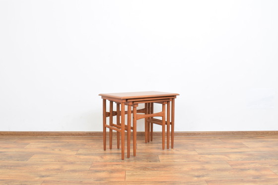 Image 1 of Mid-Century Danish Teak Nesting Tables, Set Of 3