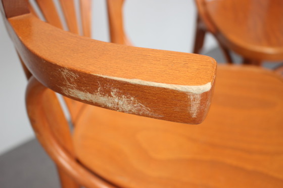 Image 1 of Set Of 2 Vintage Bar Stools By Ton, 1980