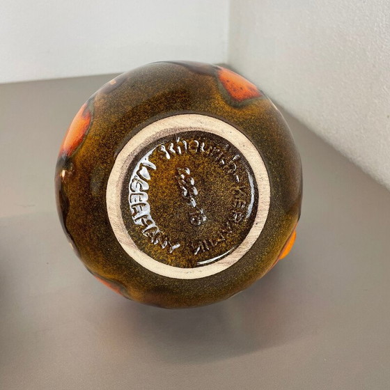 Image 1 of Pair of vintage fat lava ceramic vases by Scheurich, Germany 1970s