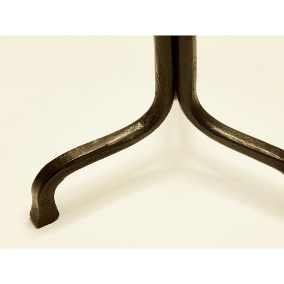 Image 1 of Vintage beaten iron lamp by Francis Dewaele for Les Artisans de Marolles, 1955