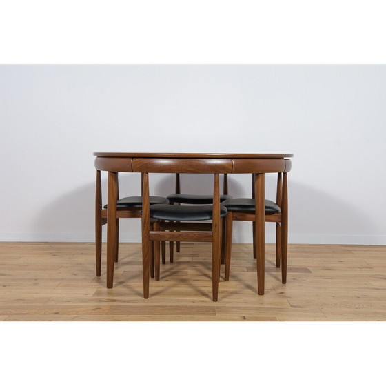 Image 1 of Mid-century teak dining set by Hans Olsen for Frem Røjle, 1960s