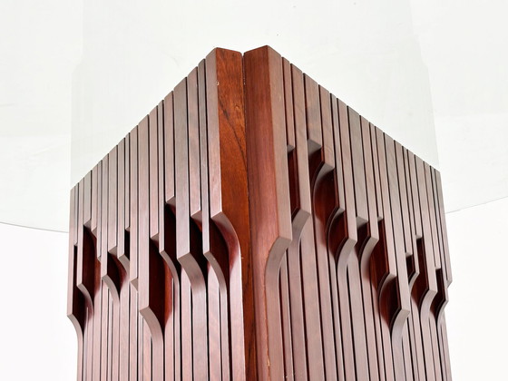 Image 1 of Luciano Frigerio sculptural wooden Barium dining table