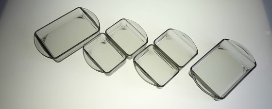 Image 1 of Plateau de buffet en teck Vintage