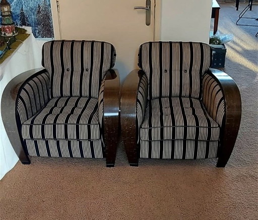 2x Fauteuils banquettes modèle Zarah