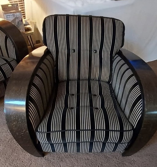 2x Fauteuils banquettes modèle Zarah