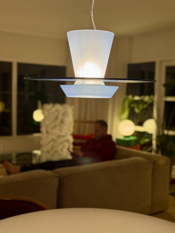 Image 1 of Rara lampada a sospensione Arteluce Zefiro 3 di Giuseppe Ramella - Design iconico del 1987