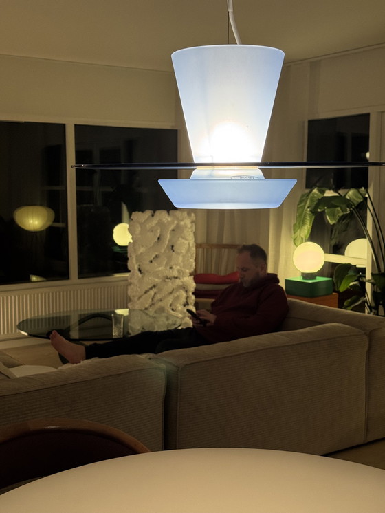 Image 1 of Rara lampada a sospensione Arteluce Zefiro 3 di Giuseppe Ramella - Design iconico del 1987