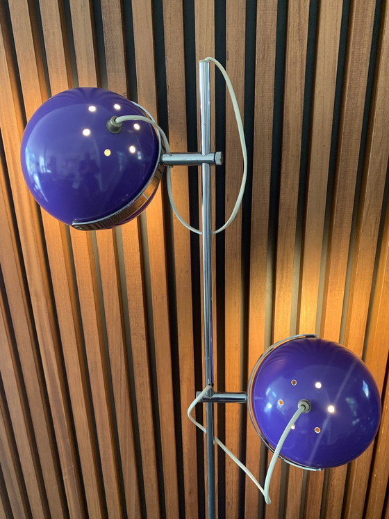 Image 1 of Lampada da terra vintage - Viola