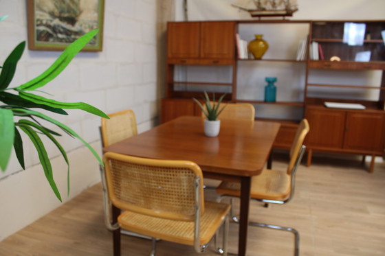 Image 1 of Vintage teak table with extension 1960 Sweden