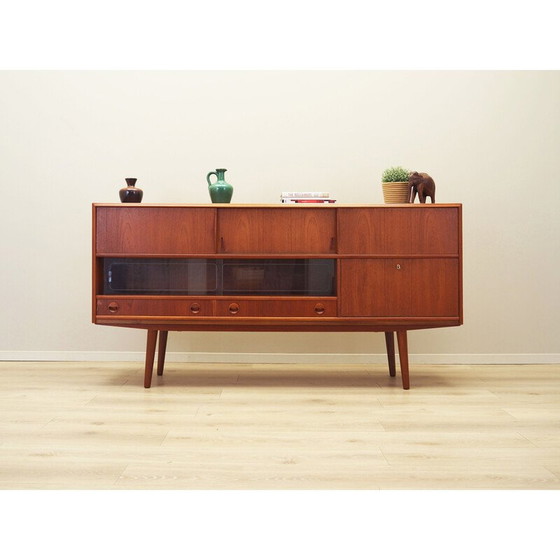 Image 1 of Vintage teak highboard, Denmark 1970s