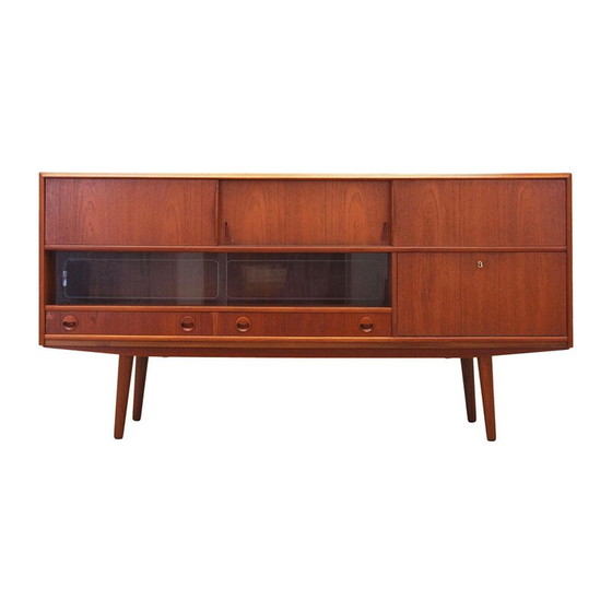 Image 1 of Vintage teak highboard, Denmark 1970s