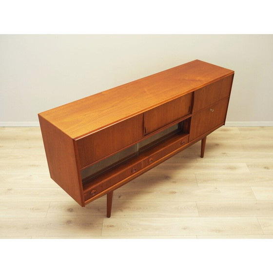 Image 1 of Vintage teak highboard, Denmark 1970s