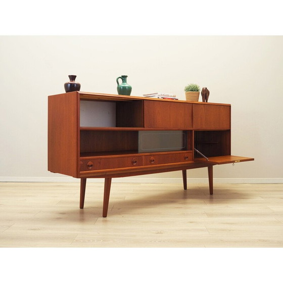 Image 1 of Vintage teak highboard, Denmark 1970s