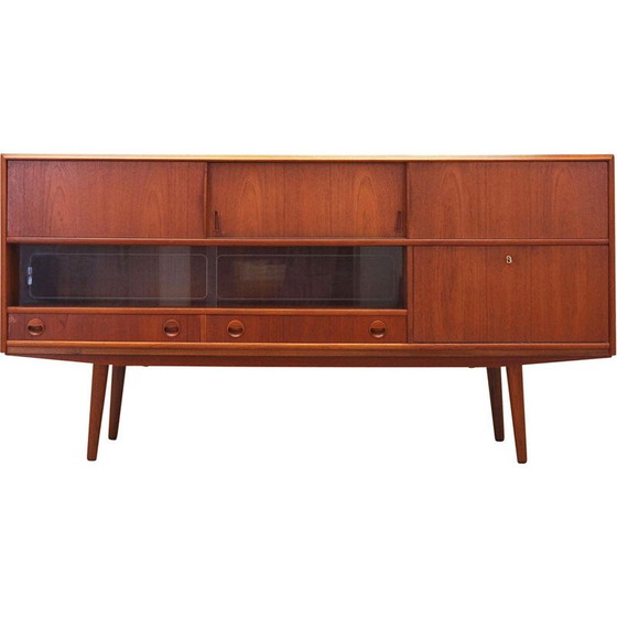 Image 1 of Vintage teak highboard, Denmark 1970s
