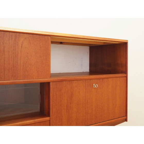 Image 1 of Vintage teak highboard, Denmark 1970s
