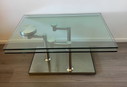 Very unique vintage design coffee table made in Italy