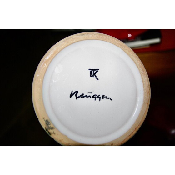 Image 1 of Vintage ceramic dessert set by Ltk Reniggen, Switzerland 1950