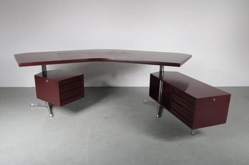 1950s Executive Desk by Osvaldo Borsani for Tecno Milano, Italy