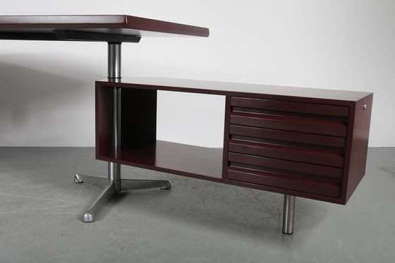 Image 1 of 1950s Executive Desk by Osvaldo Borsani for Tecno Milano, Italy