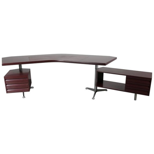 1950s Executive Desk by Osvaldo Borsani for Tecno Milano, Italy