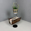 Vintage '60S Plant Stand/Magazine Rack Teak