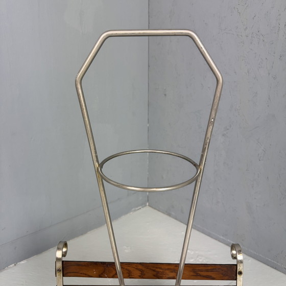 Image 1 of Vintage '60S Plant Stand/Magazine Rack Teak