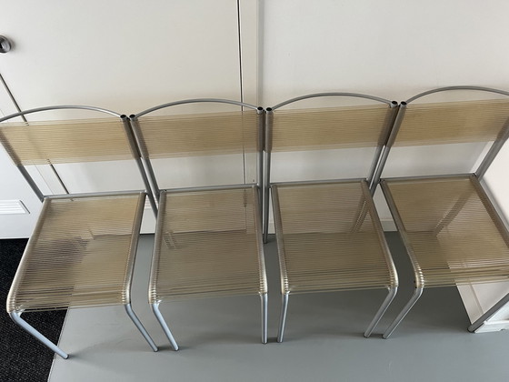 Image 1 of 4X Giandomenico Belotti Spaghetti Chairs