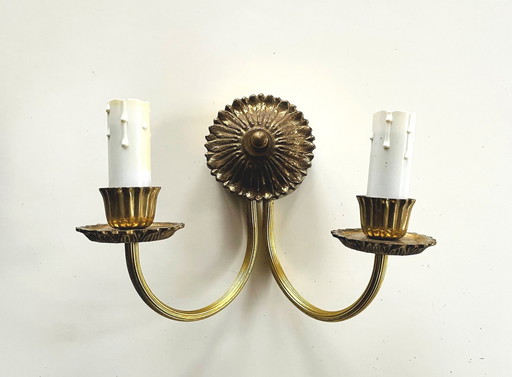 Pair Of Vintage 50S Louis Xvi Neoclassical Style Wall Lights