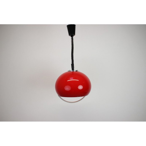 Mid century plastic pendant lamp by Meblo for Harvey Guzzini, Italy 1970s