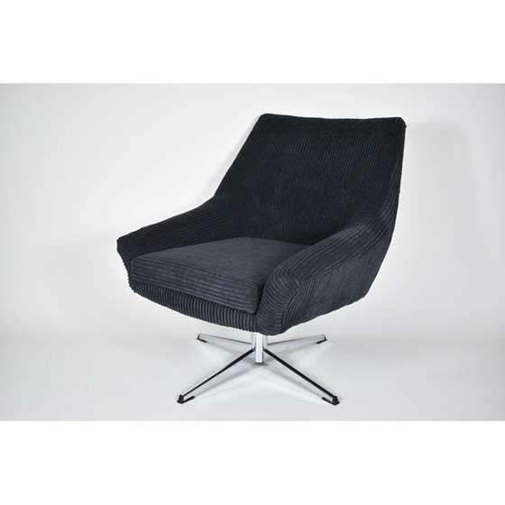 Image 1 of Poltrona vintage Shell DDR Black Cord, Repubblica Democratica Tedesca, anni '60