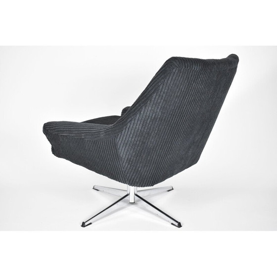 Image 1 of Poltrona vintage Shell DDR Black Cord, Repubblica Democratica Tedesca, anni '60