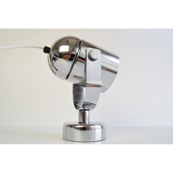 Image 1 of Lampada da parete vintage in metallo cromato di Stanislav Indra per Combi Lux, Cecoslovacchia 1970